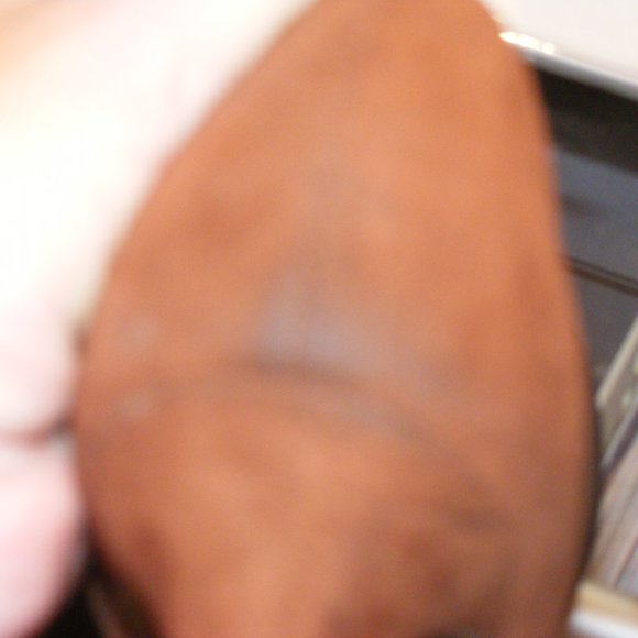 BROWN SUEDE POINTY TOE HEELS - Picture 8 of 9